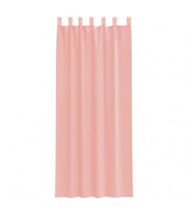 vidaXL Voile Curtains with Rod Pockets 2 pcs Pink — Size: 140 x 260 cm