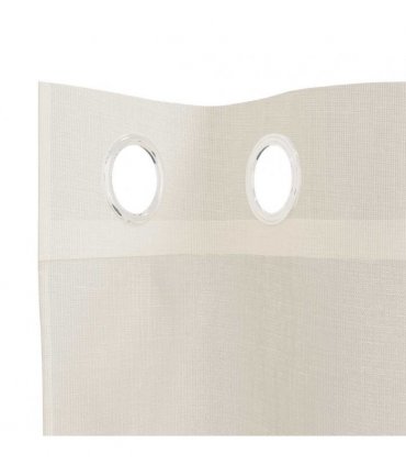 vidaXL Voile Curtains with Grommets 2 pcs Cream 140x300 cm — Size: 140 x 300 cm