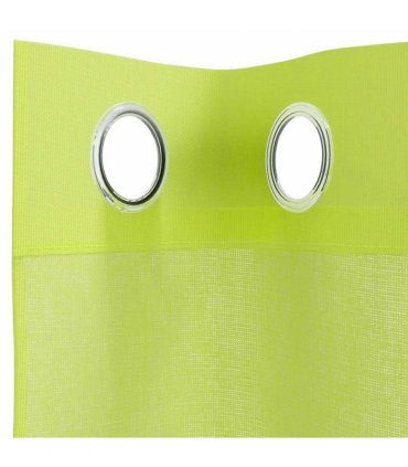 vidaXL Voile Curtains with Grommets 2 pcs Apple Green 140x245 cm — Size: 140 x 245 cm