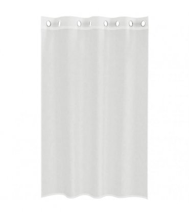 vidaXL Voile Curtains with Grommets 2 pcs White — Size: 140 x 175 cm