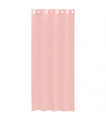 vidaXL Voile Curtains with Grommets 2 pcs Pink 140x245 cm — Size: 140 x 245 cm