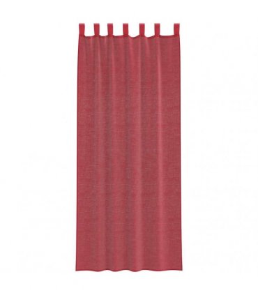 vidaXL Voile Curtains with Loops 2 pcs Wine Red 140x260 cm — Size: 140 x 260 cm