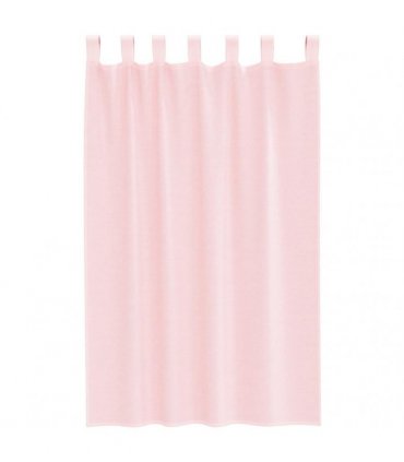 vidaXL Voile Curtains with Loops 2 pcs Light Pink 140x175 cm — Size: 140 x 175 cm