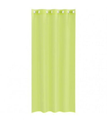 vidaXL Voile Curtains with Grommets 2 pcs Apple Green 140x225 cm — Size: 140 x 225 cm