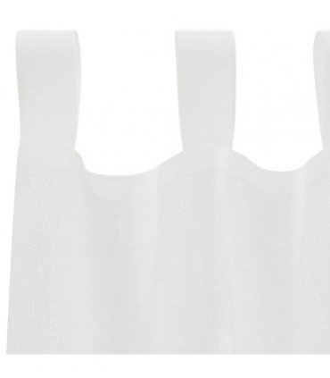 vidaXL Voile Curtains with Loops 2 pcs White 140x245 cm — Size: 140 x 245 cm