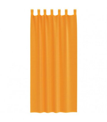 vidaXL Voile Curtains with Loops 2 pcs Orange 140x225 cm — Size: 140 x 225 cm