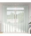 vidaXL Voile Curtains with Loops 2 pcs Light Grey 140x245 cm — Size: 140 x 245 cm