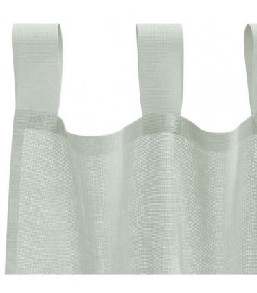 vidaXL Voile Curtains with Loops 2 pcs Light Grey 140x245 cm — Size: 140 x 245 cm