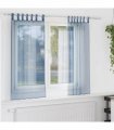 vidaXL Voile Curtains with Loops 2 pcs Royal Blue 140x175 cm — Size: 140 x 175 cm