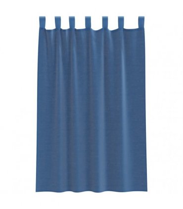 vidaXL Voile Curtains with Loops 2 pcs Royal Blue 140x175 cm — Size: 140 x 175 cm
