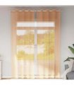vidaXL Voile Curtains with Grommets 2 pcs Orange 140x260 cm — Size: 140 x 260 cm