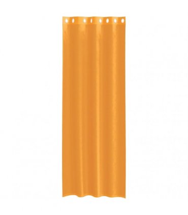 vidaXL Voile Curtains with Grommets 2 pcs Orange 140x260 cm — Size: 140 x 260 cm