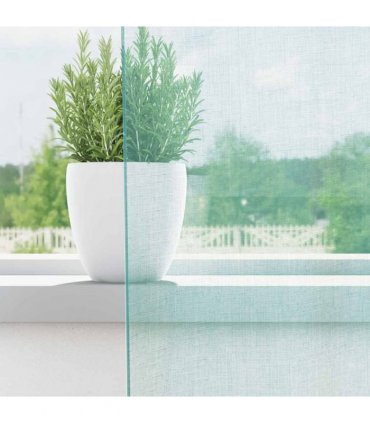 vidaXL Voile Curtains with Grommets 2 pcs Turquoise — Size: 140 x 175 cm