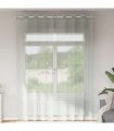 vidaXL Voile Curtains with Grommets 2 pcs Light Grey 140x300 cm — Size: 140 x 300 cm