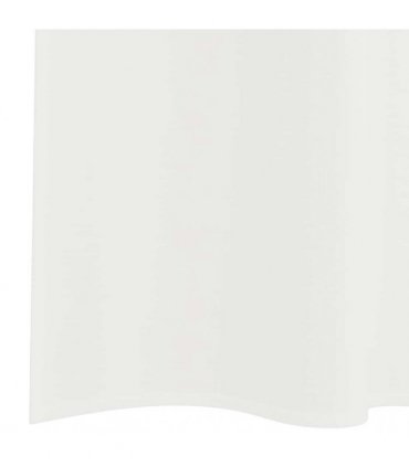 vidaXL Voile Curtains with Rod Pockets 2 pcs White — Size: 140 x 140 cm