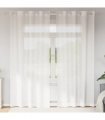 vidaXL Voile Curtains with Grommets 2 pcs White — Size: 140 x 225 cm
