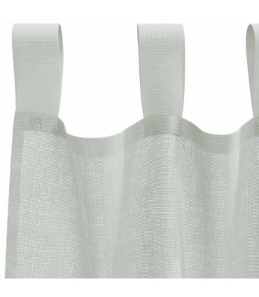 vidaXL Voile Curtains with Loops 2 pcs Light Grey 140x225 cm — Size: 140 x 225 cm