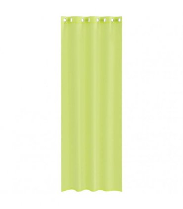 vidaXL Voile Curtains with Grommets 2 pcs Apple Green 140x300 cm — Size: 140 x 300 cm