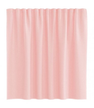 vidaXL Voile Curtains with Loops 2 pcs Pink 140x140 cm — Size: 140 x 140 cm