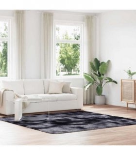vidaXL Shaggy Rug High Pile NAVARRA Dark Grey 240x240 cm Polyester — Size: 240 x 240 cm