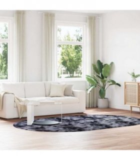 vidaXL Shaggy Rug High Pile NAVARRA Dark Grey 300x200 cm Polyester — Size: 300 x 200 cm