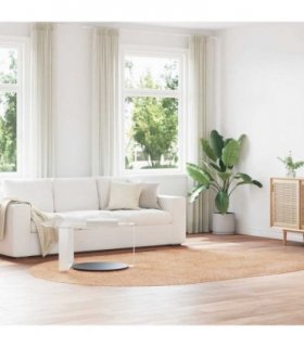 vidaXL Shaggy Rug High Pile NAVARRA Beige 300x200 cm Polyester — Size: 300 x 200 cm