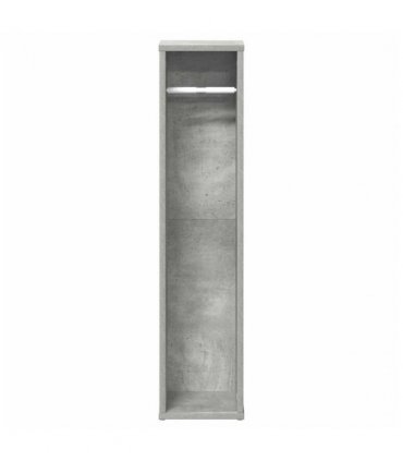 vidaXL Bathroom Cabinet with Roll Holder Concrete Grey 20.5x20x90 cm