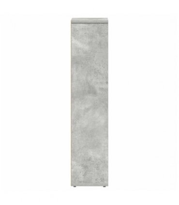 vidaXL Bathroom Cabinet with Roll Holder Concrete Grey 20.5x20x90 cm