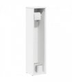 vidaXL Bathroom Cabinet with Roll Holder White 20.5x20x90 cm