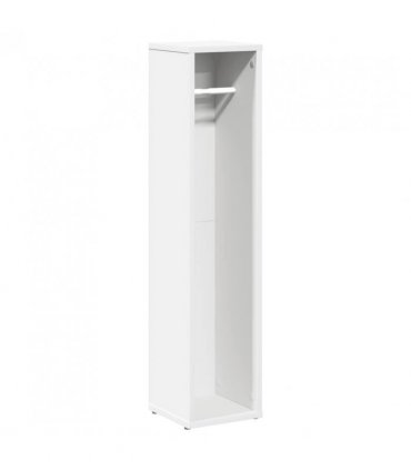 vidaXL Bathroom Cabinet with Roll Holder White 20.5x20x90 cm