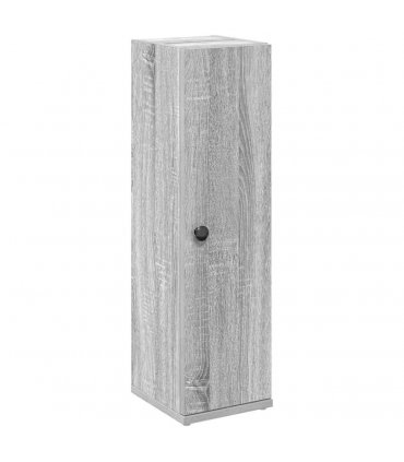 vidaXL Bathroom Cabinet with Roll Holder Grey Sonoma 20.5x22x72 cm