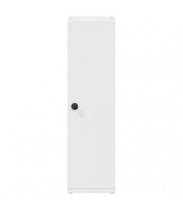 vidaXL Bathroom Cabinet with Roll Holder White 20.5x22x72 cm