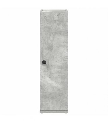 vidaXL Bathroom Cabinet with Roll Holder Concrete Grey 20.5x22x72 cm