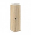 vidaXL Bathroom Cabinet with Roll Holder Sonoma Oak 20.5x22x72 cm