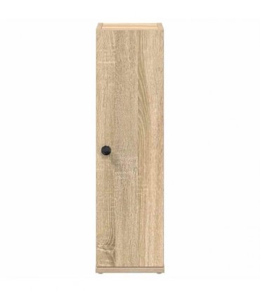 vidaXL Bathroom Cabinet with Roll Holder Sonoma Oak 20.5x22x72 cm