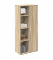 vidaXL Bathroom Cabinet with Roll Holder Sonoma Oak 39x22x90 cm