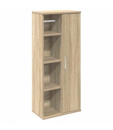vidaXL Bathroom Cabinet with Roll Holder Sonoma Oak 39x22x90 cm