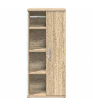 vidaXL Bathroom Cabinet with Roll Holder Sonoma Oak 39x22x90 cm