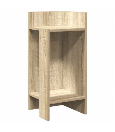 vidaXL Side Table with Shelf Sonoma Oak 25.5x27x60 cm