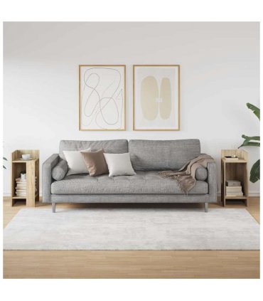 vidaXL Side Tables 2 pcs with Shelf Sonoma Oak 25.5x27x60 cm
