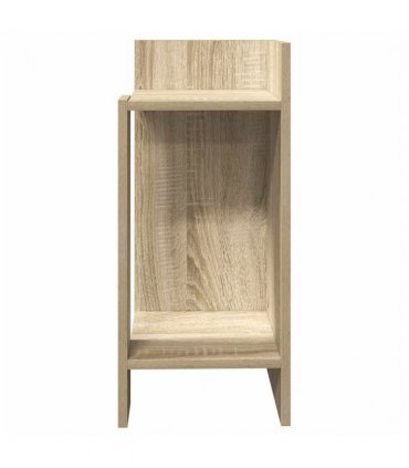 vidaXL Side Tables 2 pcs with Shelf Sonoma Oak 25.5x27x60 cm