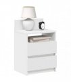 vidaXL Bedside Cabinets 2 pcs with 2 Drawers White 40x33x60 cm