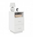 vidaXL Bedside Cabinets 2 pcs with 2 Drawers White 36x36x68 cm