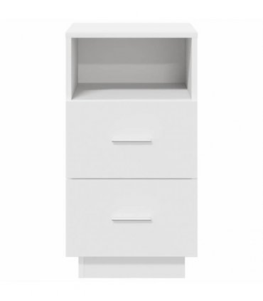 vidaXL Bedside Cabinets 2 pcs with 2 Drawers White 36x36x68 cm