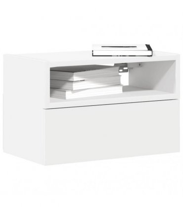 vidaXL Wall-mounted Bedside Cabinets 2 pcs White 45x26x28.5 cm