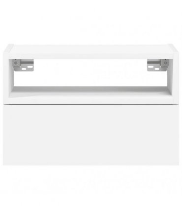 vidaXL Wall-mounted Bedside Cabinets 2 pcs White 45x26x28.5 cm