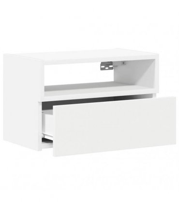 vidaXL Wall-mounted Bedside Cabinets 2 pcs White 45x26x28.5 cm
