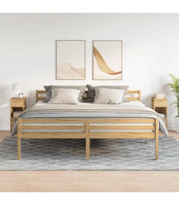 vidaXL Bedside Cabinets 2 pcs with Drawer Artisan Oak 25x31x66 cm