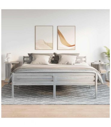 vidaXL Bedside Tables 2 pcs Grey Sonoma 46.5x29x61 cm Engineered Wood