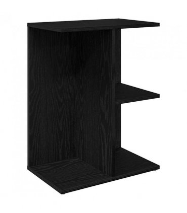 vidaXL Bedside Tables 2 pcs Black Oak 46.5x29x61 cm Engineered Wood